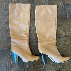 Italian Leather Tall Boots